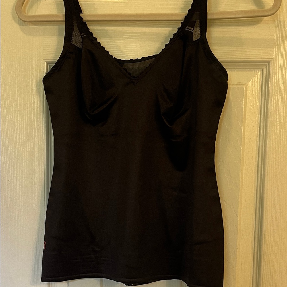 Ruby Ribbon Elegant Black Shapewear Tank